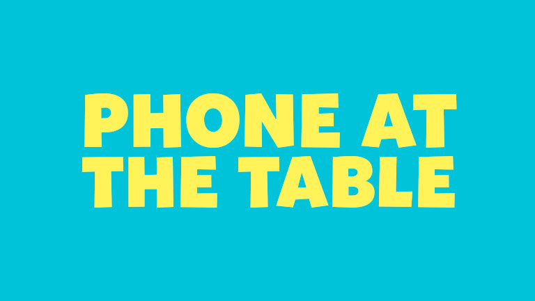 Manners: Phone at the Table